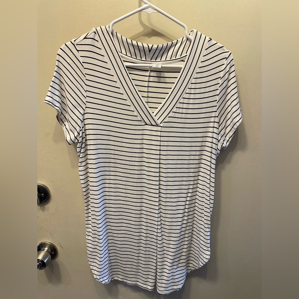 Old Navy Luxe Striped Tee - Tall Friendly!